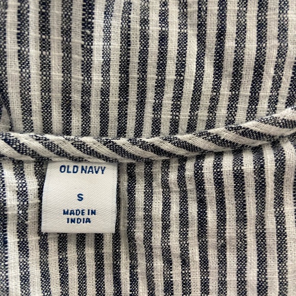 NWT Old Navy Striped Long Sleeve Wrap Dress - Picture 11 of 11